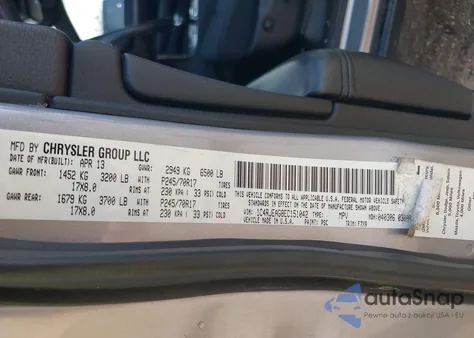 2014 Jeep Grand Cherokee Laredo из США, поврежденный, VIN 1C4RJEAG8EC151042